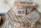 Dalmatian Leather in Copper Stud - 10mm size