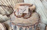 Canyon Sunset Beaded Hoops