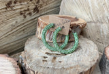 "Leprechaun" Rhinestone Hoops