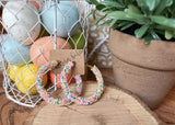 "Spring has Sprung" Glitter Hoops