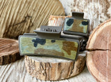 Mini Camo Cowhide Clip