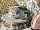 Mini Camo Cowhide Clip